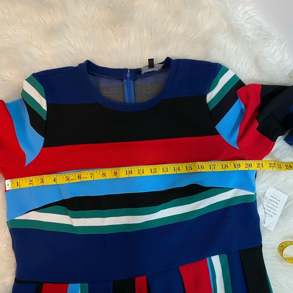 #514 ELOQUII Opposing Striped Knit Dress size 18 NWT - Picture 6 of 12